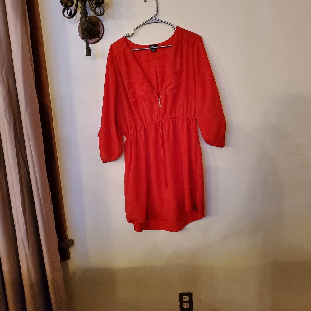 Red dress